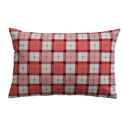 Red Gingham Lumbar Pillow
