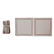 Ric Rac Trim Napkin Set