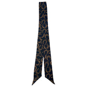 Jen Horseshoe Black Twilly