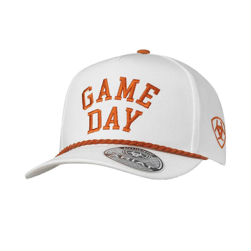 White & Orange Game Day Cap