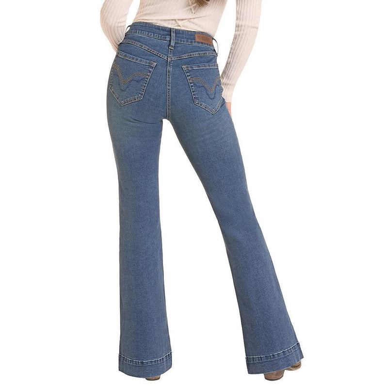 Women's Sculpted Medium Wash Trouser