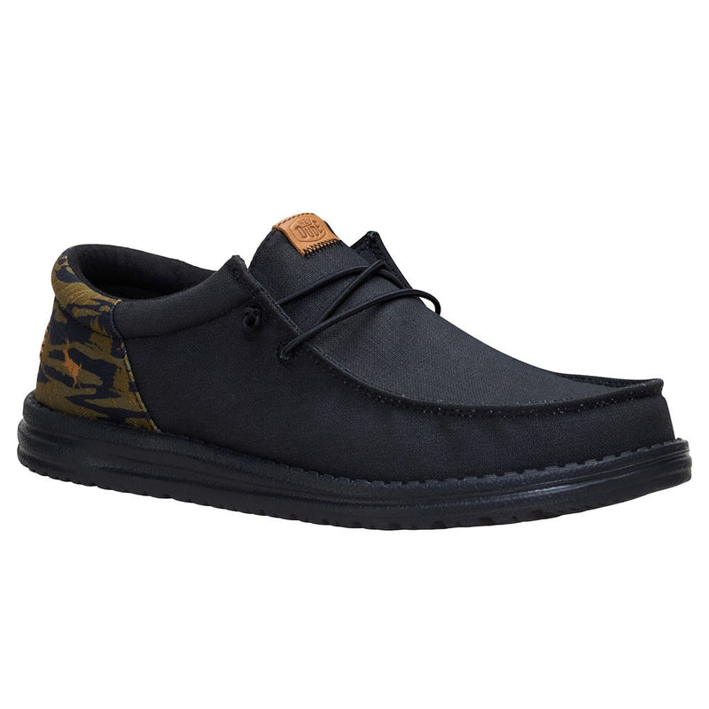Men's Wally Funk Outdoor Camo Black Casual