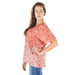 True Blue Ethyl Women's Red Print Top
