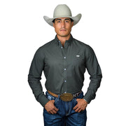 Men's Green Buddy Long Sleeve Button Down Shirt