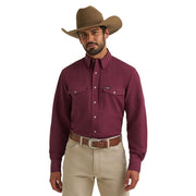 Men's Western Performance Fig Solid Shirt