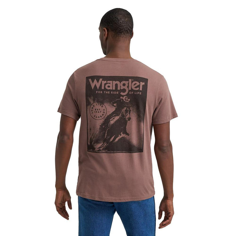 Men's Coffee Quartz Logo Tee Shirt
