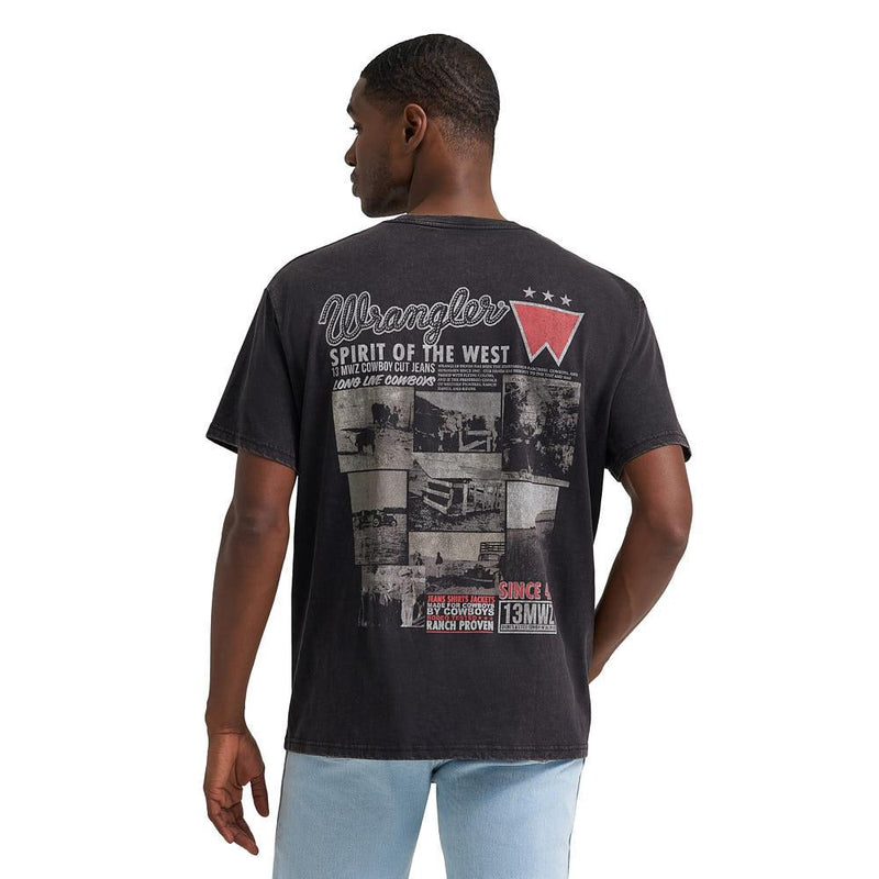 Men's Black Spirit Of The West Tee Shirt