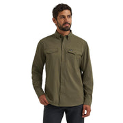 Men's Olive Nights Live In Long Sleeve Shirt