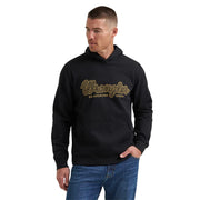 Men's Black Logo Hoodie