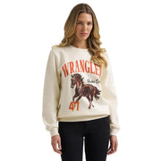 Women's White Rodeo Club Sweatshirt
