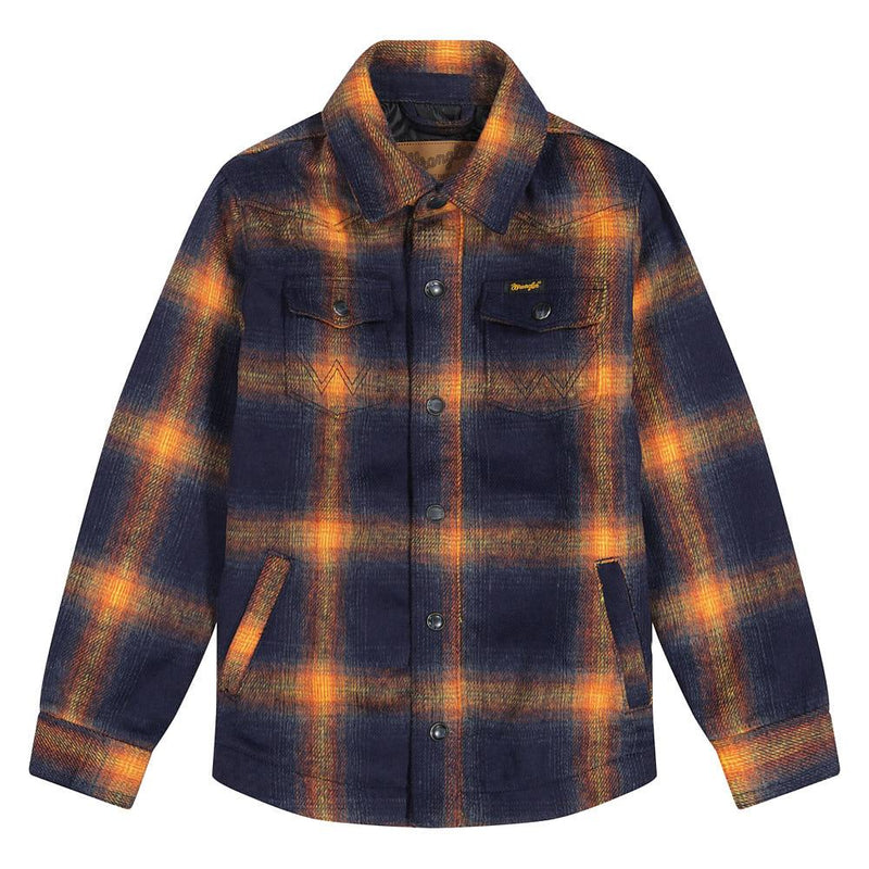 Boy's Night Sky Flannel Shirt Jacket