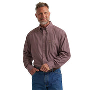George Strait Burgundy Printed Shirt