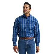 George Strait Blue Plaid Shirt