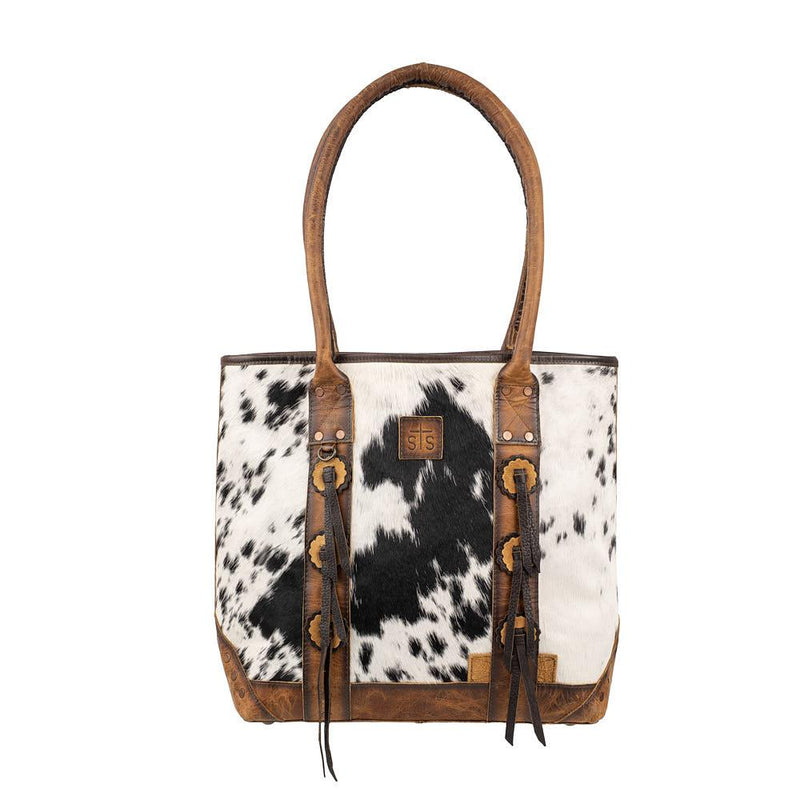 Guadalupe Cowhide Palomino Tote