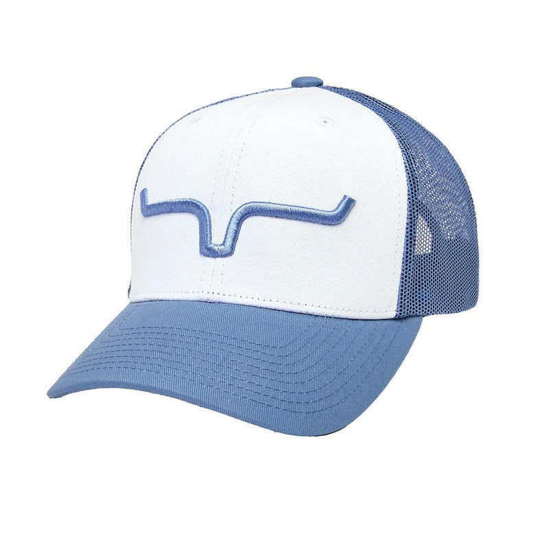 Men's Weekly Trucker White & Slate Cap