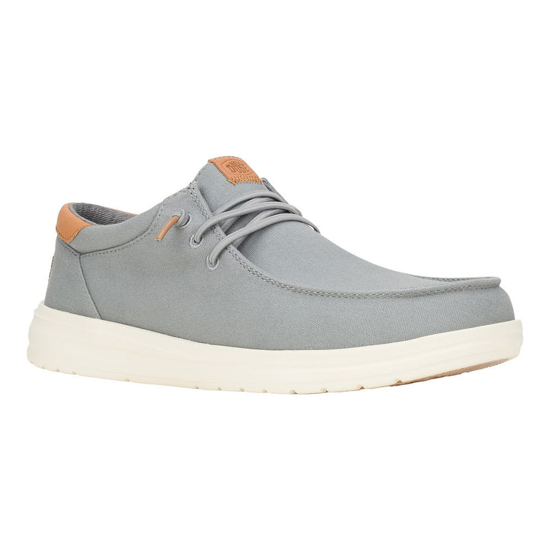 Men's Paul Monument Grey Canvas Casual