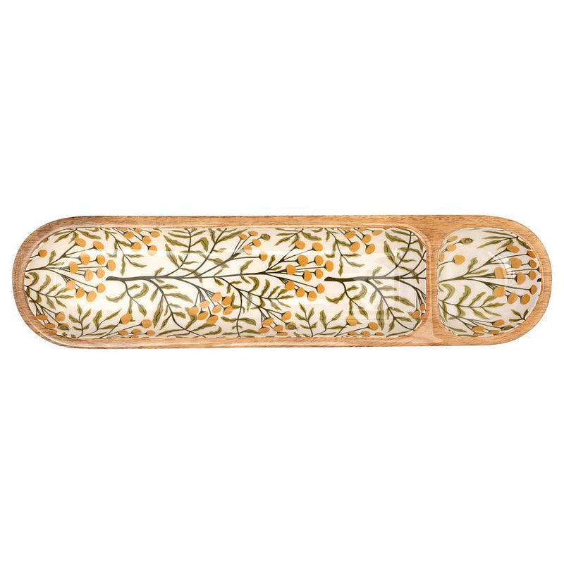 Autumn Acorn Section Tray