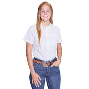 Women's White Short Sleeve Shirt