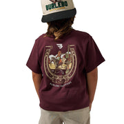 Boy's Maroon Horseshoe Tee Shirt