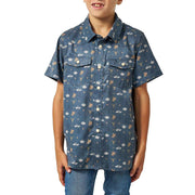 Boy's Desert Nights Performance Western Shirt