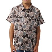 Boy's Mallard Mayham Camo Performance Western Shirt