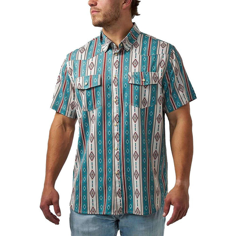 Men's Green The Abbott Performance Western Shirt