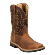 Men's Bolt Pecan 11in Soft Square Toe Work Boot