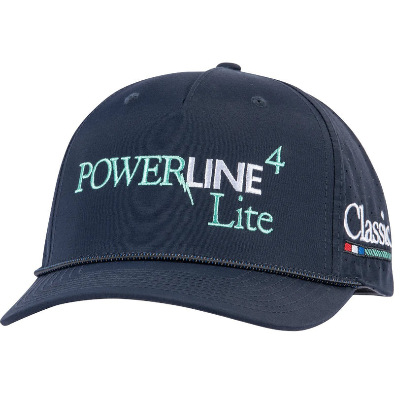 Navy and Midnight Grey-Blue Powerline Lite Embroidered Cap