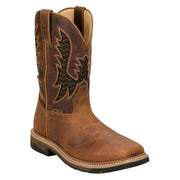 Men's Bolt Pecan 11in Comp Square Toe Waterproof Work Boot