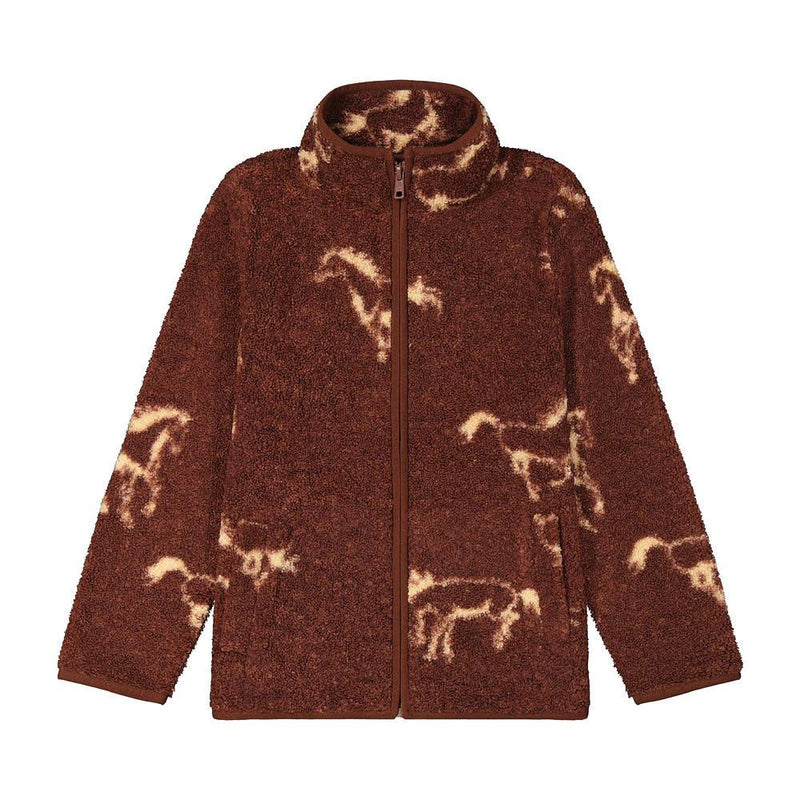 Girl's Hay Away Horse Print Pullover