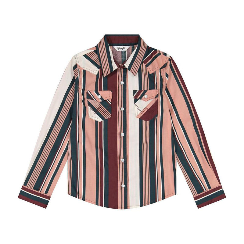 Girl's Cream Striped Shirt