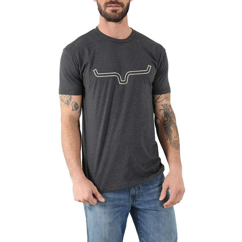 Men's Outlier Charcoal Short Sleeve Tee Shirt