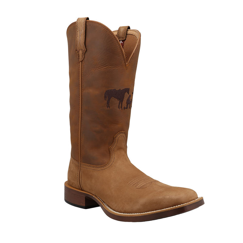 Men's Top Hand Camel Vamp 13in Brown Top Boot