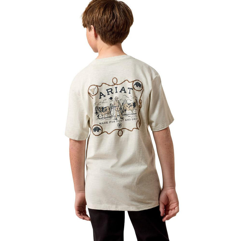 Boy's Oatmeal Bandana Bandit Tee Shirt
