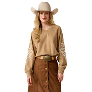 Women's Khaki Juliette Sweatshirt