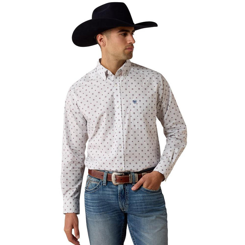 Men's Nielsen White Medallion Classic Shirt