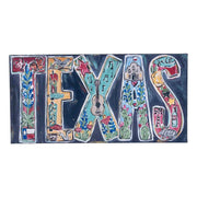 Texas Word Art Canvas