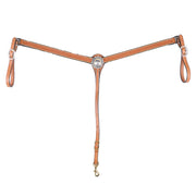 1in Light Oil Basket Stamp Concho Breast Collar