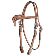 Light Oil Futurity Knot Browband Show Headstall