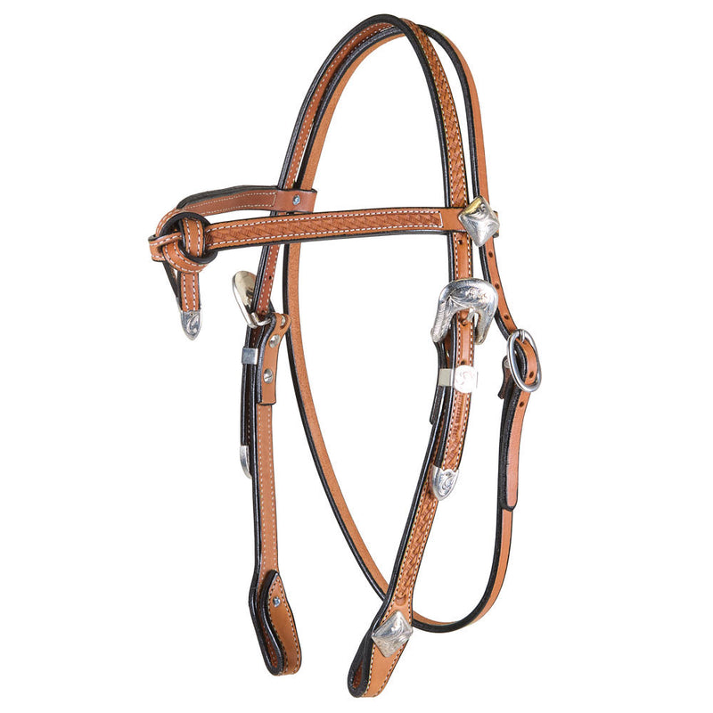 Light Oil Futurity Knot Browband Show Headstall