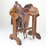 Used 15in 1/2 Basket Stamp Team Roper