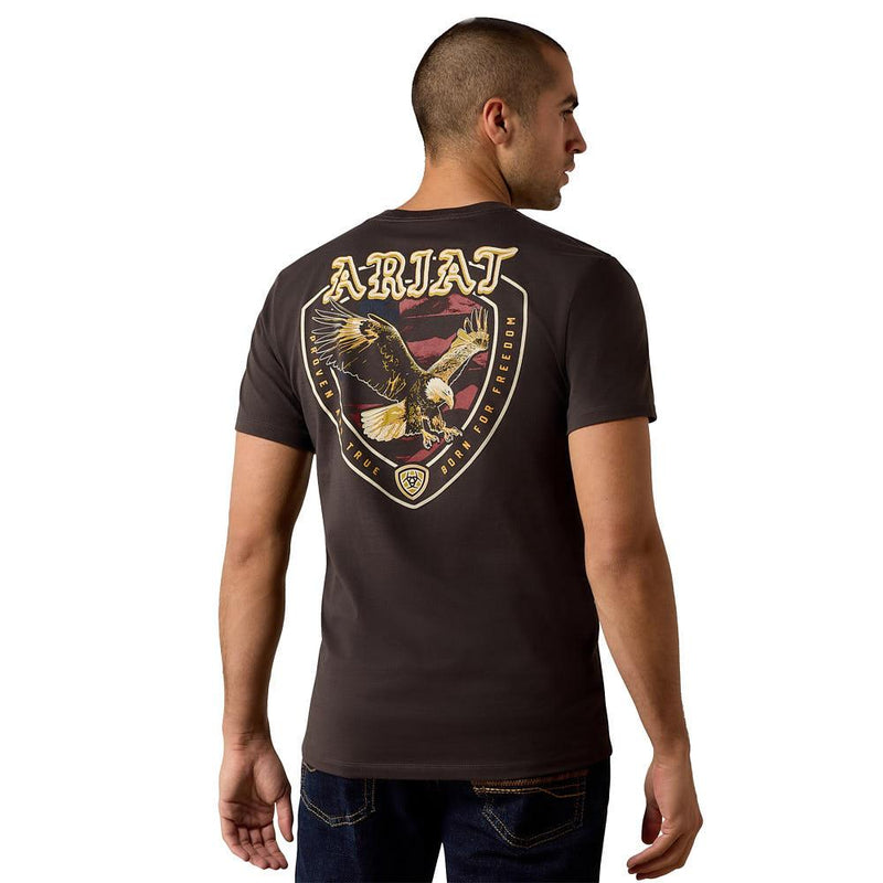 Men's American Talon Vintage Black Tee Shirt