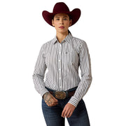 Women's Black & White Stripe Kirby Shirt