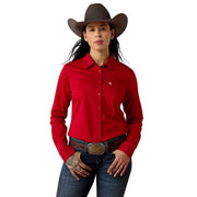Women's Savvy Red Kirby Shirt