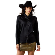 Women's Black Mira Long Sleeve Shirt