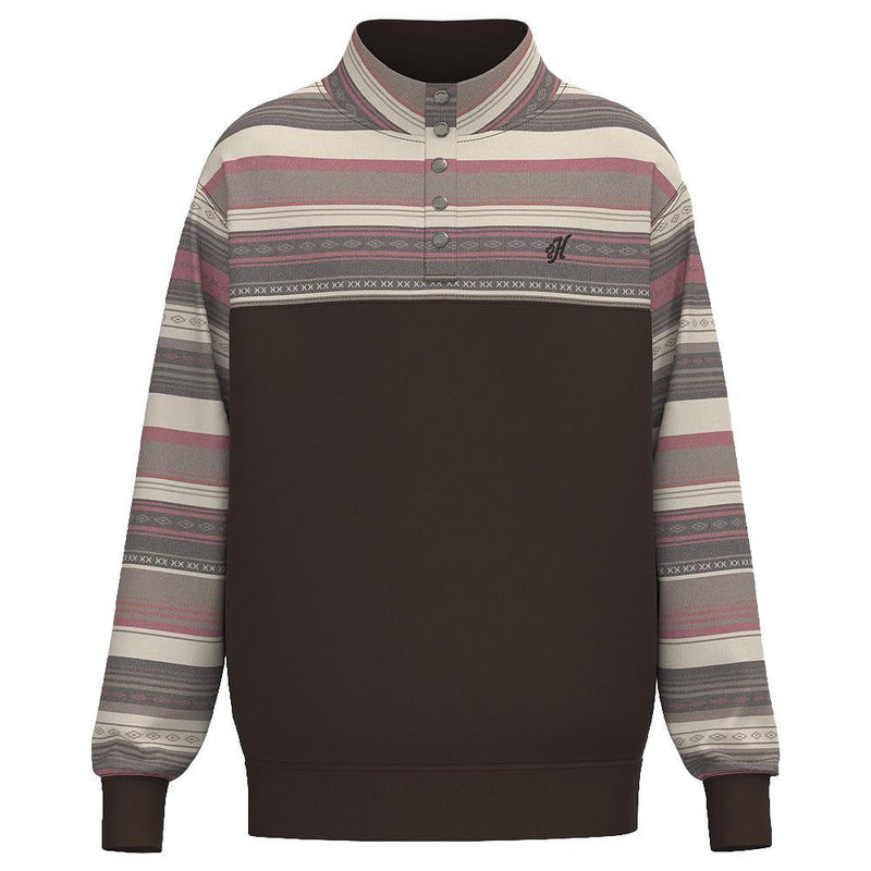 Men's Brown Stripe Stevie Pullover