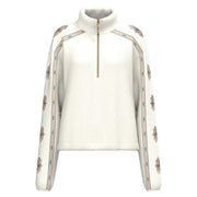 Women's Cream Aztec Fleece Pullover