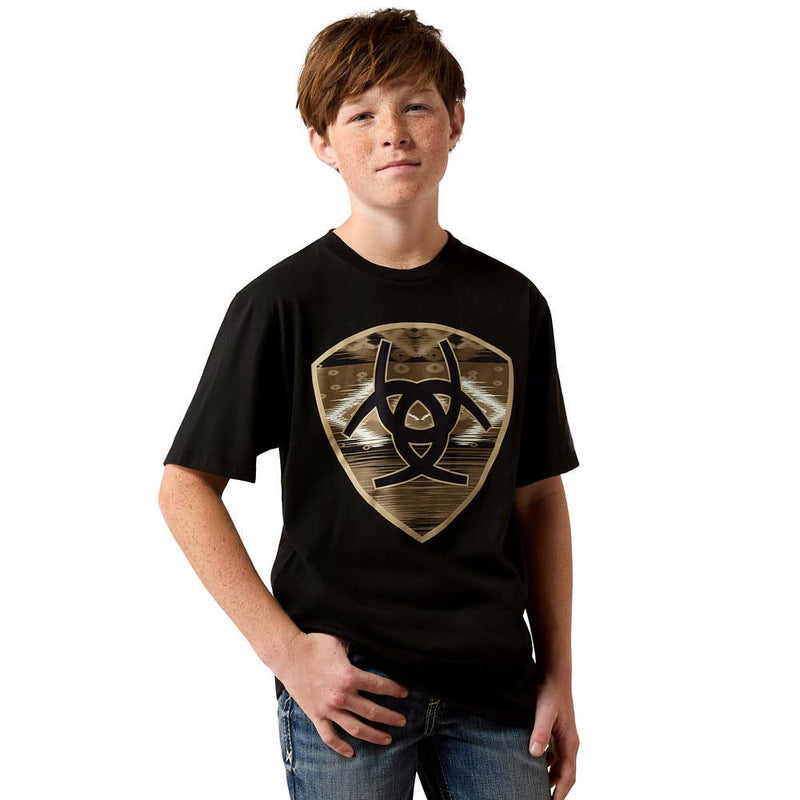 Boy's Black Cojiba Serape Tee Shirt