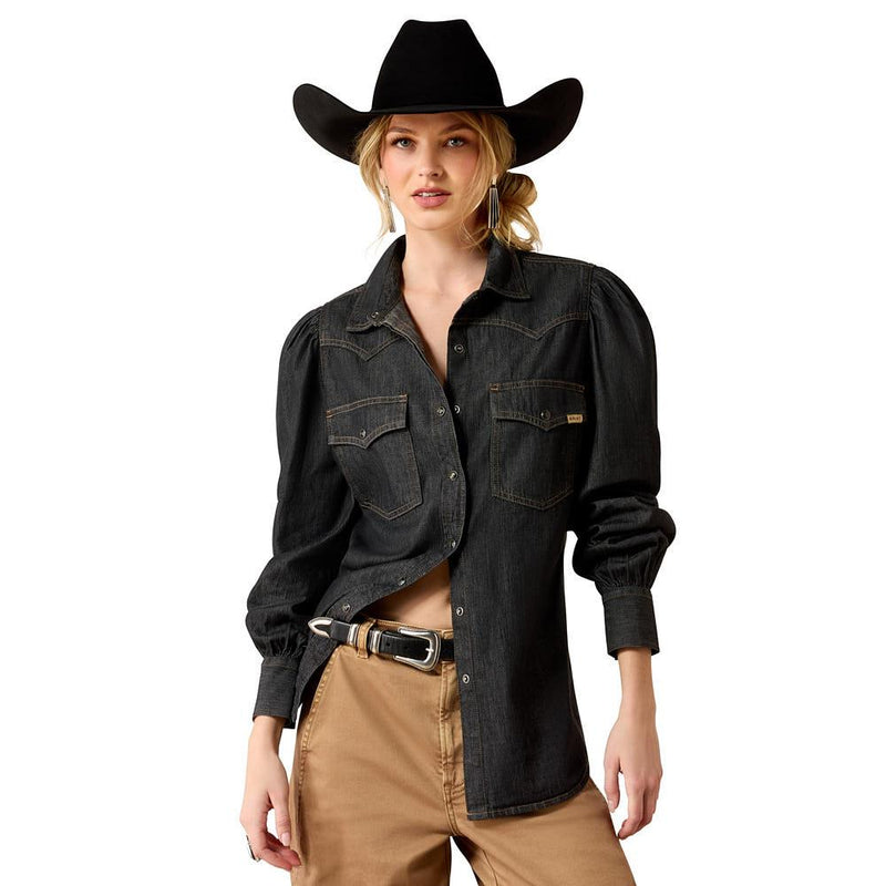 Women's Nina Black Tint Western Shirt