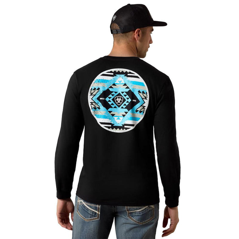 Men's Black Desert Wanderer Circle Tee Shirt